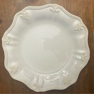 Lenox Butler’s Pantry - Cream Dinner Plate with Ornate Edges